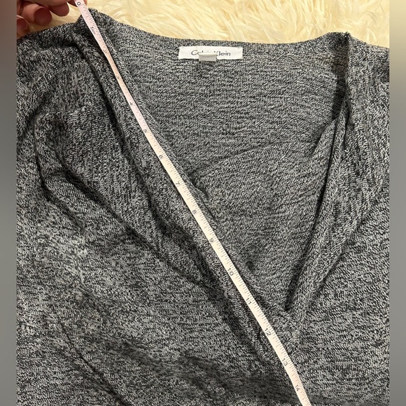 CK size S gray blouse / top - Picture 9 of 9